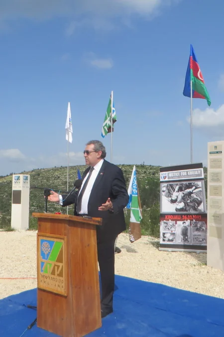 Aleksandr Aqranovski: “Xocalı qurbanlarının xatirəsi ənənəvi olaraq Qüdsdəki Prezident meşəsində yad edilir”