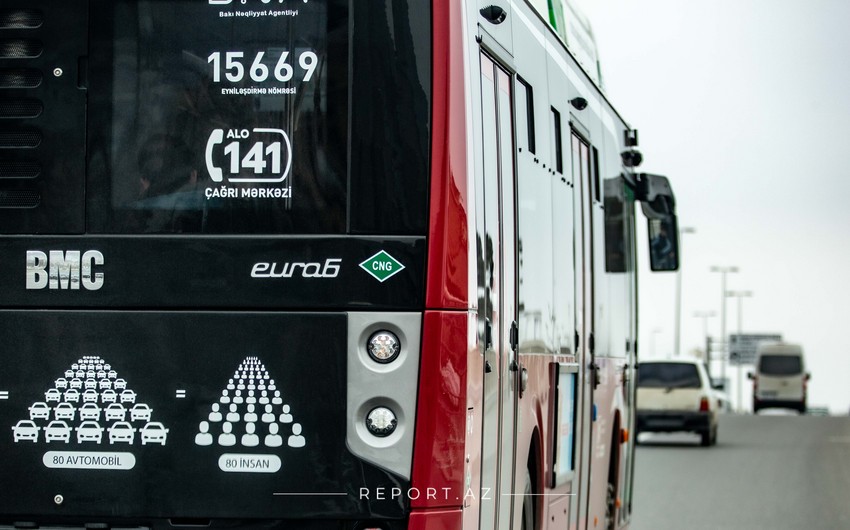 Bakıda 111 avtobus gecikmə ilə hərəkət edir