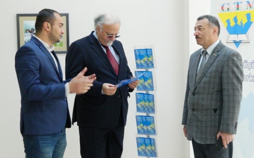 Paskal Mönye Mingəçevirdə gənclər təşkilatında olub