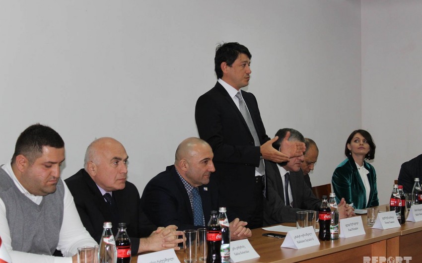 Diasporla İş üzrə Dövlət Komitəsinin sədri Gürcüstan azərbaycanlılarını narahat edən problemləri dinləyib