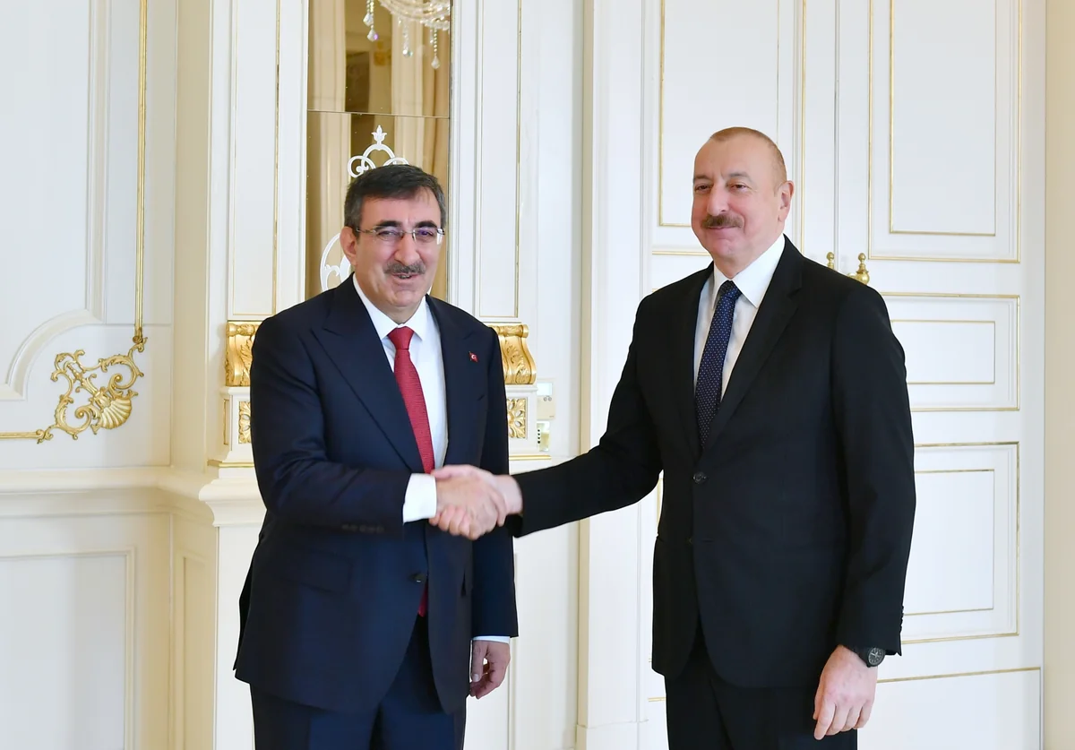 Prezident İlham Əliyev Türkiyənin vitse-prezidenti Cevdet Yılmazı qəbul edib - YENİLƏNİB