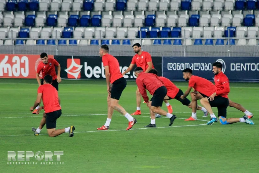 Qəbələ Dinamo ilə oyunöncəsi son məşqini keçirib