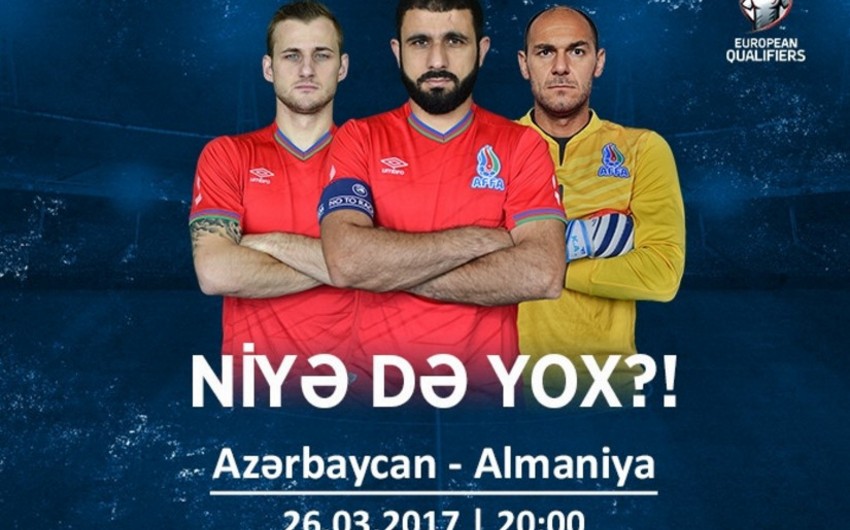 Azərbaycan milli komandası Almaniya yığması ilə qarşılaşacaq
