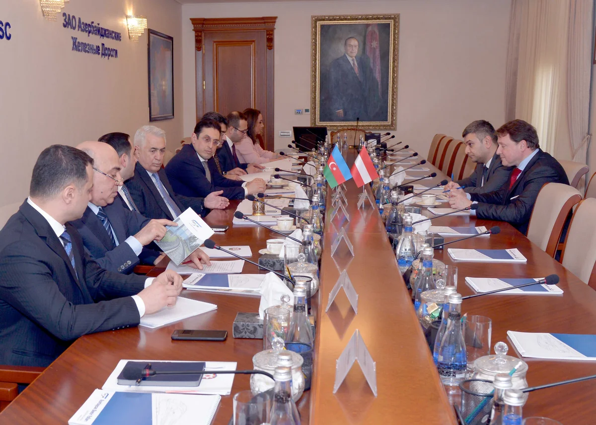 Avstriya şirkəti Azərbaycanın dəmir yollarından istifadə etmək istəyir