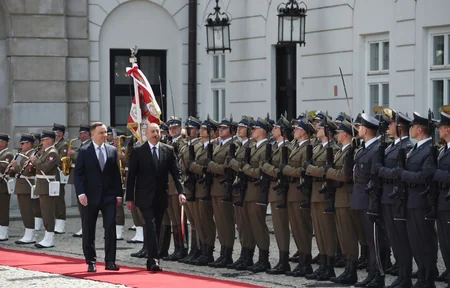 Official welcome ceremony held for President Ilham Aliyev in Warsaw