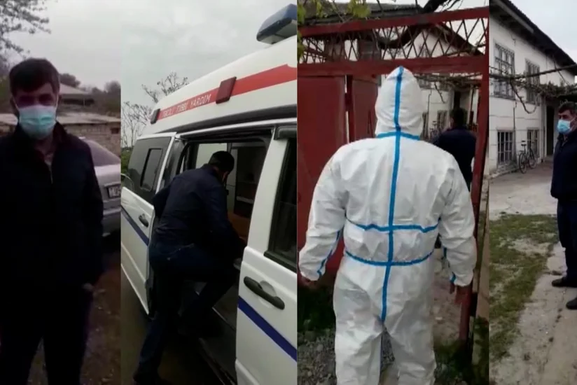 Salyanda qayınatasının yasına gedən koronavirus xəstəsi saxlanıldı