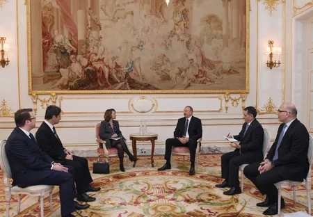 President Ilham Aliyev met with Vivaction Company president and Deputy CEO of SUEZ Environment