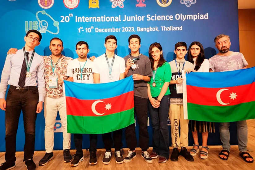 Yeniyetmələrimiz 20-ci Beynəlxalq Elm Olimpiadasında 4 medal qazanıblar