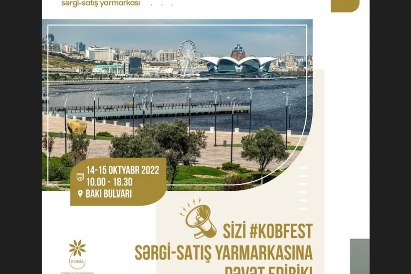Sabah Bakıda bu ilin son “KOB Fest” – sərgi-satış yarmarkası işə başlayır