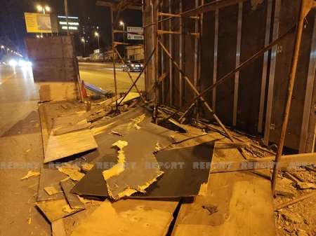 Bakıda sürücü idarəetməni itirərək qəza törədib