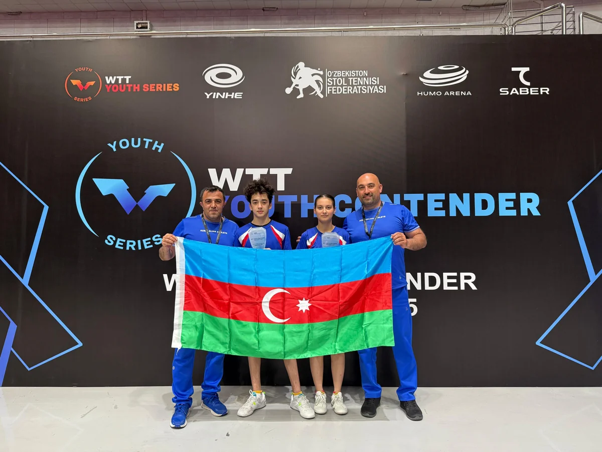 Azərbaycanın stolüstü tennisçiləri beynəlxalq turnirdə bürünc medal qazanıblar