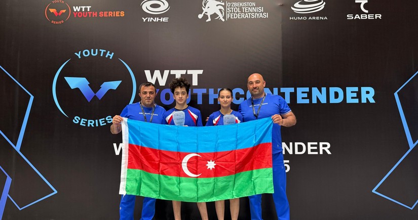 Azərbaycanın stolüstü tennisçiləri beynəlxalq turnirdə bürünc medal qazanıblar