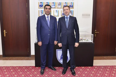 Belarus Dövlət Rabitə Akademiyasının fakültə dekanı BANM-də olub