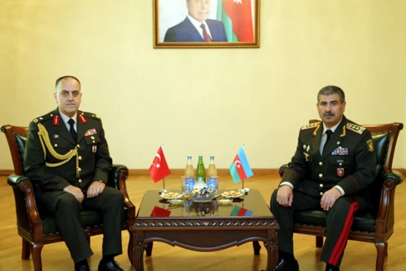 Zakir Həsənov Türkiyənin Azərbaycandakı hərbi attaşesini medalla təltif edib