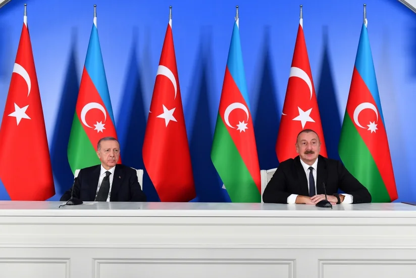 Azərbaycan və Türkiyə prezidentləri Cəbrayılda mətbuata birgə bəyanatlarla çıxış ediblər - YENİLƏNİB