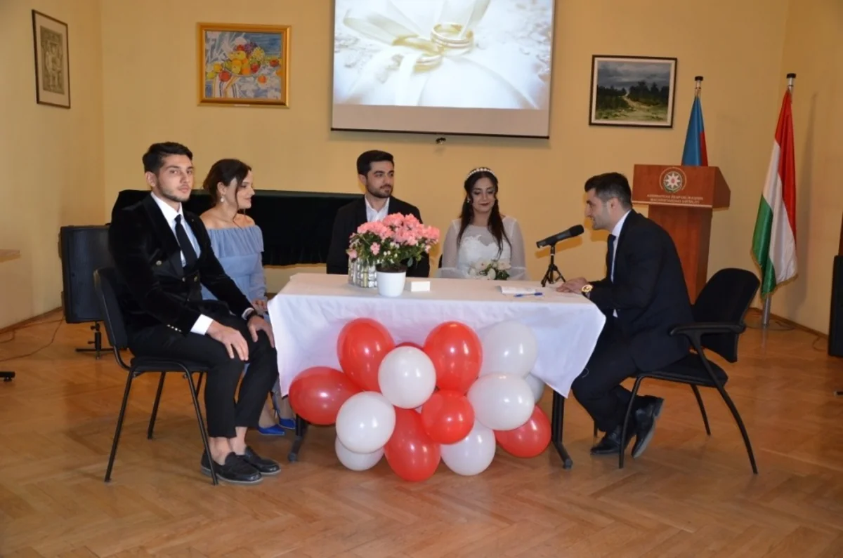 Azərbaycanın Macarıstandakı səfirliyində nikah mərasimi keçirilib