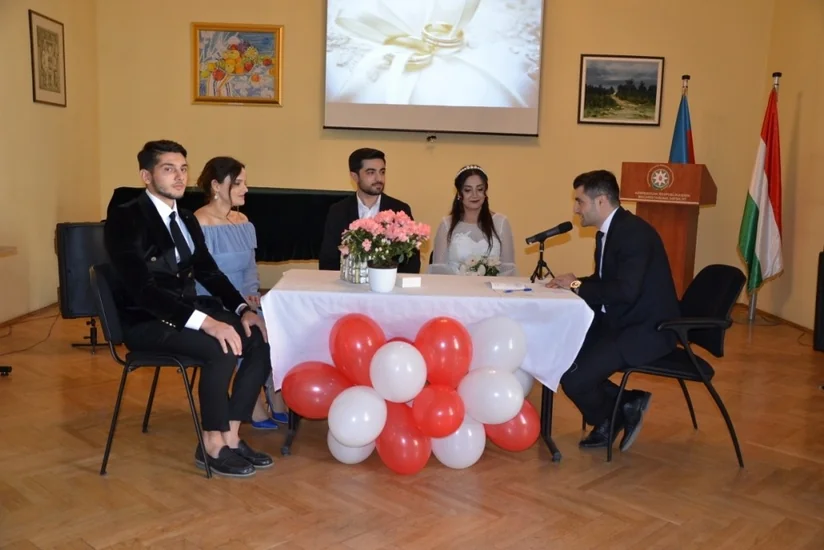 Azərbaycanın Macarıstandakı səfirliyində nikah mərasimi keçirilib