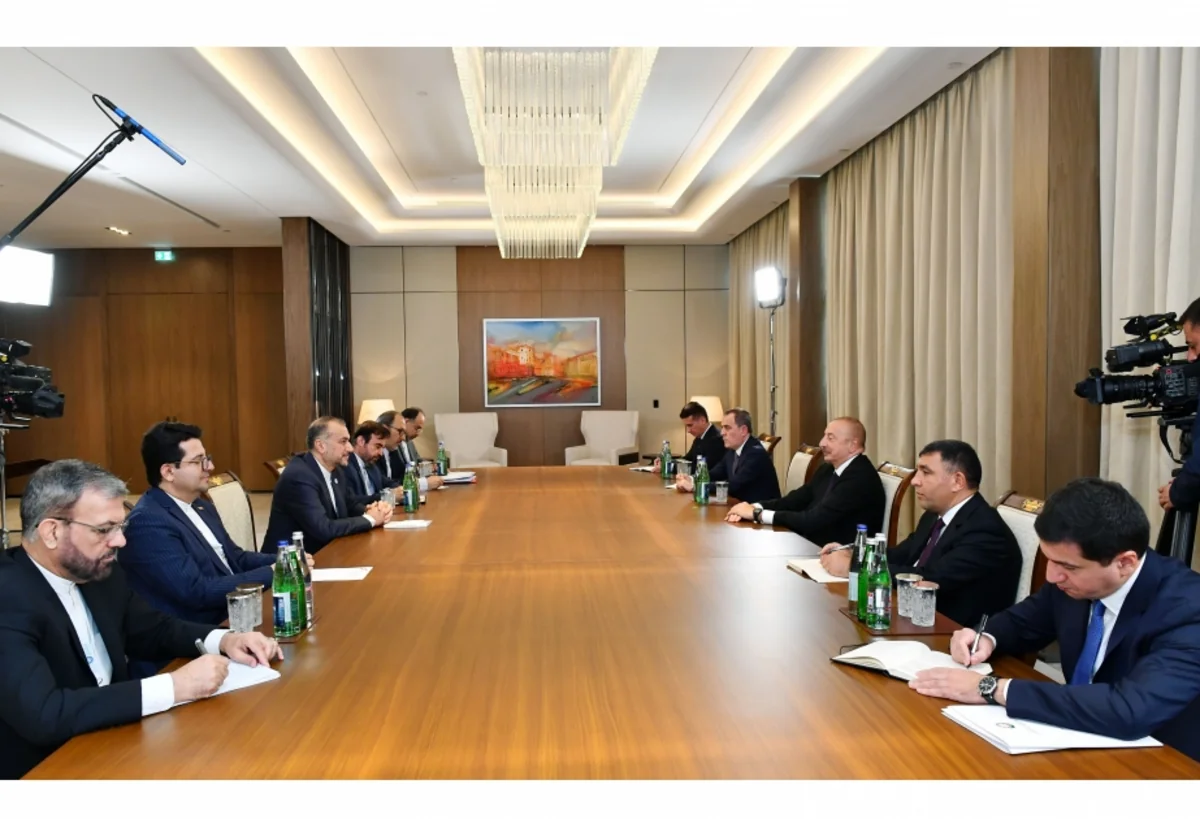 Prezident İlham Əliyev İranın xarici işlər nazirini qəbul edib - YENİLƏNİB