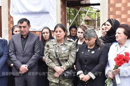 Bakıda şəhid jurnalist Məhərrəm İbrahimovun xatirə lövhəsinin açılış olub