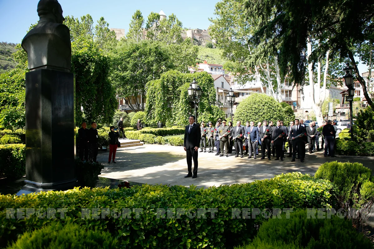 Gürcüstanda Heydər Əliyevin xatirəsi anılır