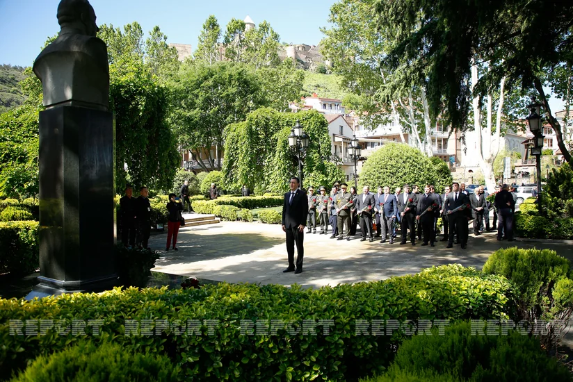 Gürcüstanda Heydər Əliyevin xatirəsi anılır