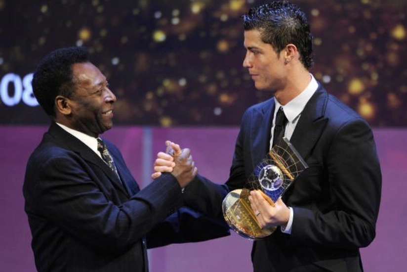Pele qolların sayı üzrə rekord münasibətilə Ronaldunu təbrik etdi