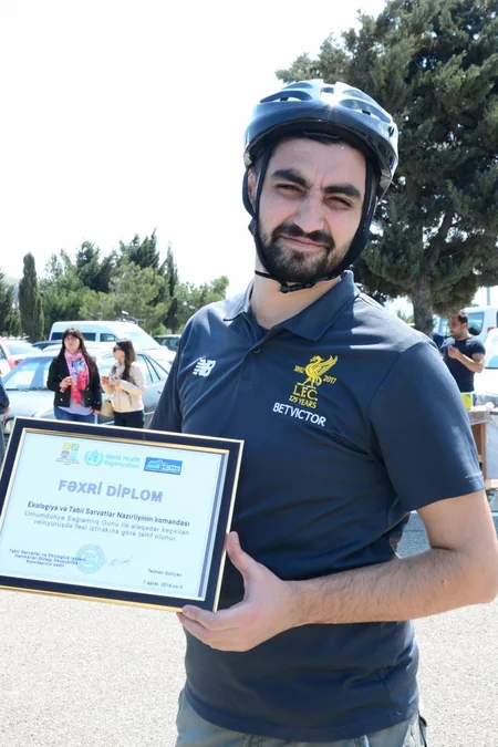 Bakıda “Az avtomobil, çox həyat” devizi altında veloyürüş keçirilib
