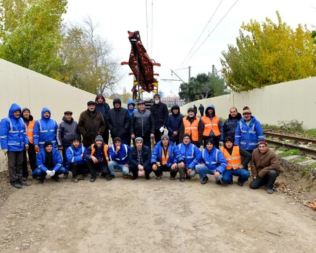 Bakının dairəvi dəmir yolunda 1 125 metr yol əsaslı təmir olunur