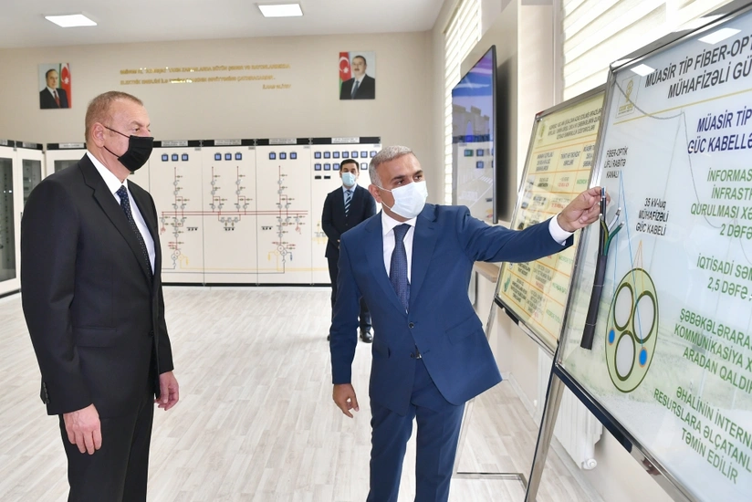 İlham Əliyev Bakıda “Buzovna-1” yarımstansiyasının açılışında iştirak edib