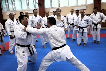Məşhur karate ustasının rəhbərliyi ilə Bakıda seminar keçirilib