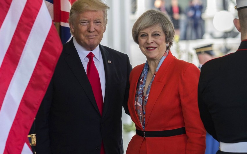 ABŞ prezidenti və Britaniyanın baş naziri Suriyaya qarşı cavab tədbirlərini müzakirə ediblər