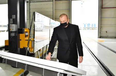 “Azərbaycan Dəmir Yolları” QSC-nin Gəncə lokomotiv deposu istismara verilib