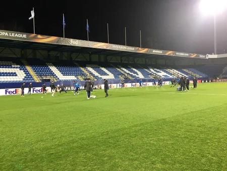 Qarabağ klubu Slovanla matçöncəsi son məşqinə çıxıb
