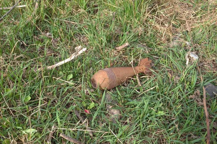 Horadizdə minaatan mərmi tapıldı - FOTO