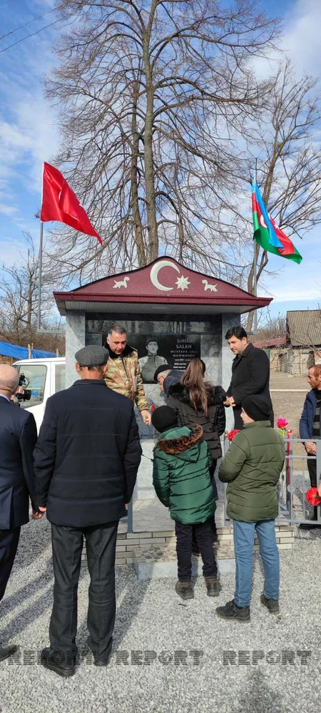 Şəkidə şəhid bulağının açılışı olub