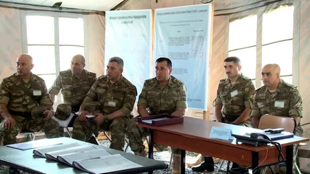 Genişmiqyaslı təlimlərin planına uyğun olaraq xəritə üzərində tapşırıqlar icra olunur - VİDEO