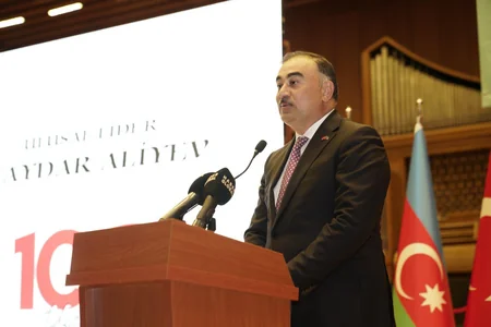Ankarada Heydər Əliyevin 100 illik yubileyinə həsr olunan tədbir keçirilib