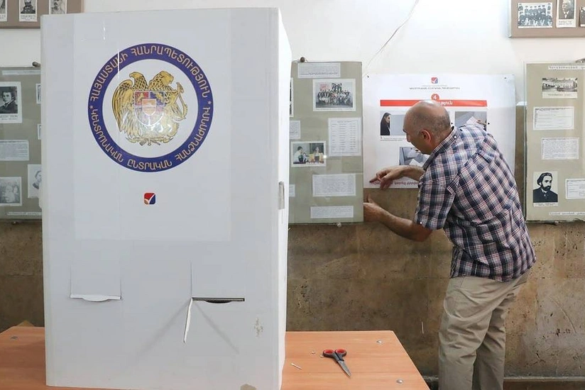 Armenia begins voting in snap parliamentary election