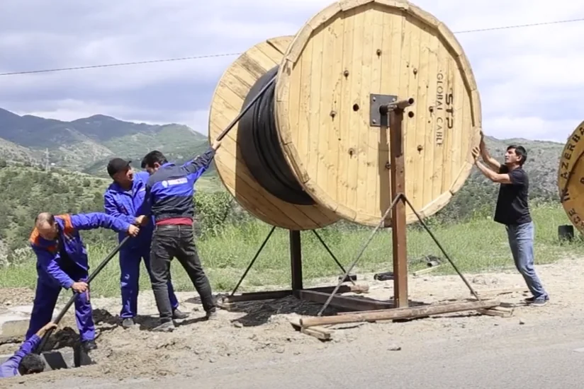 Laçının ən ucqar kəndlərinin elektrik şəbəkəsi yenilənir