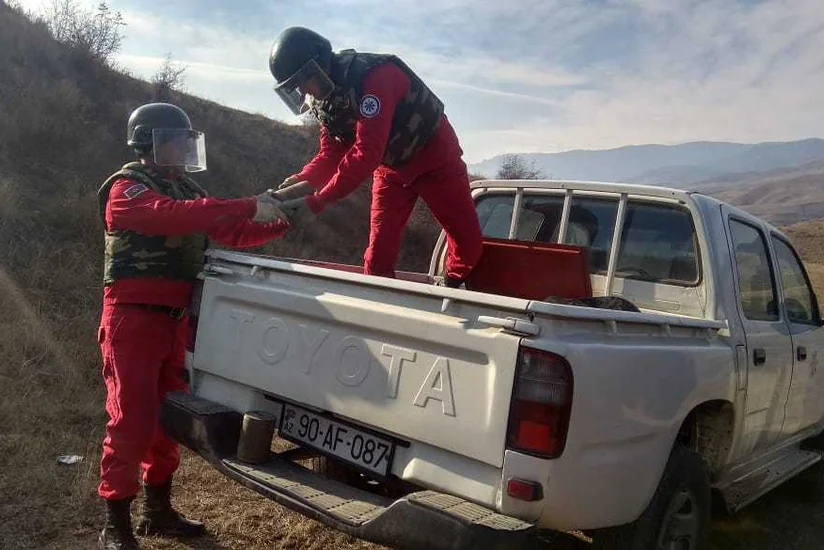 Qazaxda top mərmisi və piyada əleyhinə mina aşkarlanıb