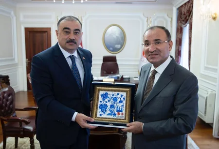 Azerbaijani envoy meets Turkish minister of justice