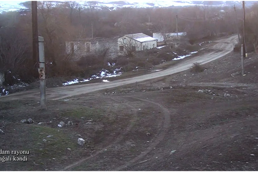 Footage of Aliaghali village of Aghdam