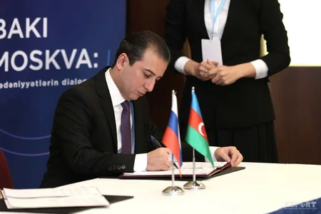 Bakı və Moskva arasında mədəni əməkdaşlıq haqqında protokol imzalanıb