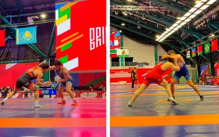 Azərbaycan güləşçiləri bu gün Tatarıstanda altı medal qazanıblar