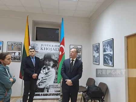 Photo exhibition of journalist who witnessed Khojaly tragedy opens in Lithuania