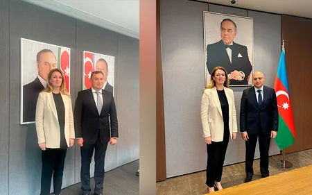 BMTİP-nin regional direktoru Azərbaycanda rəsmi şəxslərlə görüşüb