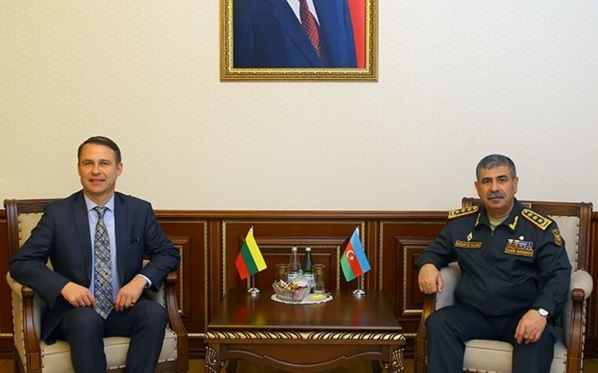 Zakir Hasanov meets newly appointed Ambassador of Lithuania to Azerbaijan