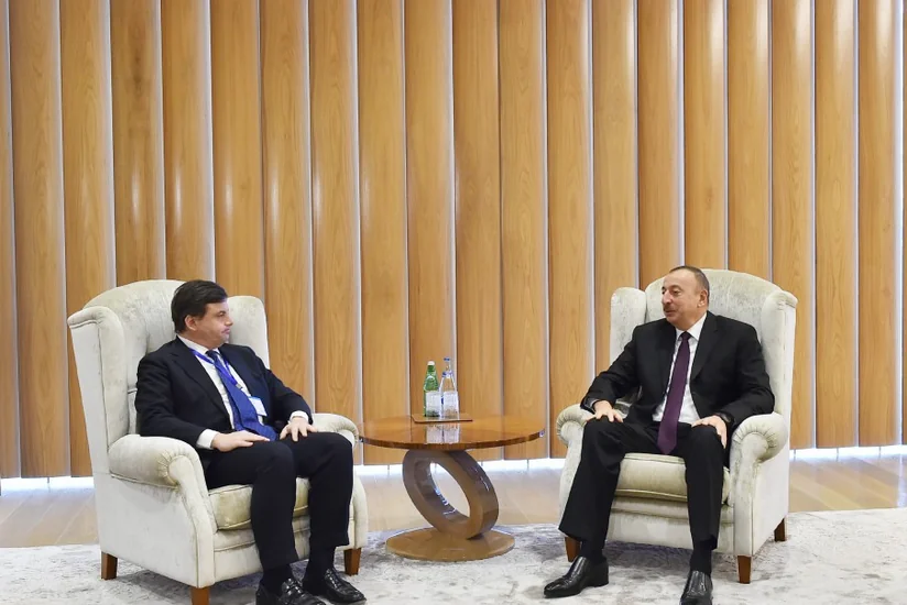 Azərbaycan Prezidenti İtaliyanın iqtisadi inkişaf naziri ilə görüşüb - YENİLƏNİB