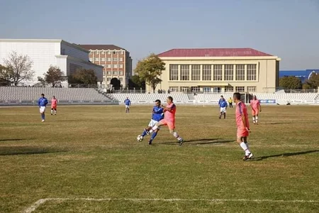 Araz-Naxçıvan və Azərbaycanın veteran futbolçuları yoldaşlıq görüşü keçirib - FOTO