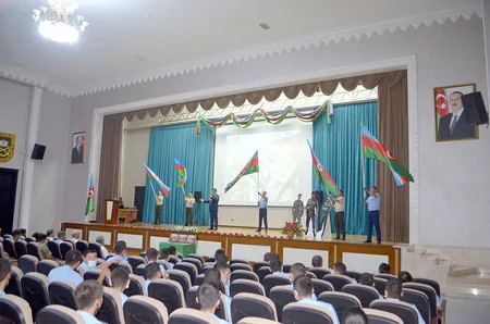 Ali Hərbi Məktəbdə şəhidlərin anım mərasimi keçirilib